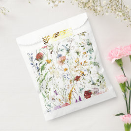 Boho Wilde Bloem Waterverf Lente Bloem Bedankzakje