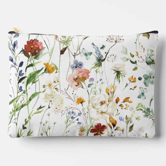 Boho Wilde Bloem Waterverf Lente Bloem Etui (Voorkant)