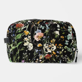 Boho Wilde Bloem Waterverf Lente Bloem Toilettasje (Voorkant)