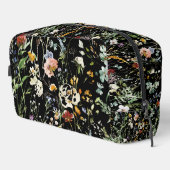 Boho Wilde Bloem Waterverf Lente Bloem Toilettasje (Rechterhoek)