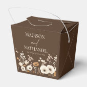 Boho Wilde Bloem Wilde Bloemen Bloemstuk Tuin Brui Bedankdoosjes (Achterkant)