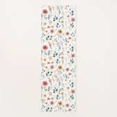 Boho Wilde Bloem Yogamat (Voorkant)