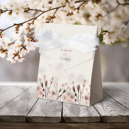 Boho Wilde Bloemen Bruiloft Bedankdoosjes