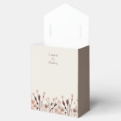 Boho Wilde Bloemen Bruiloft Bedankdoosjes (Geopend)