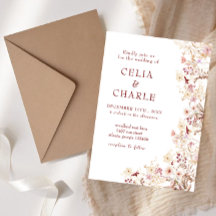 Boho wilde bloemen bruiloft