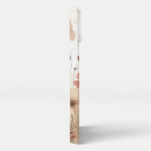 Boho Wilde Bloemen en Vlinders iPhone Case Hoesje (Rechterkant)