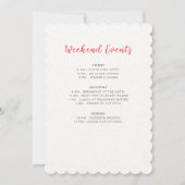 Boho Wilde Bloemen Herfst Krans Bachelorette Feest Kaart (Achterkant)