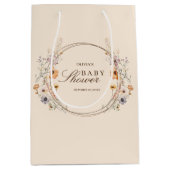 Boho Wilde Bloemen Medium Cadeauzakje (Voorkant)