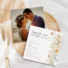 Boho Wilde Bloemen Minimal Elopement Bruiloft