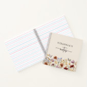 Boho Wilde Bloemen Notitieboek (Binnen)