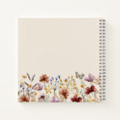 Boho Wilde Bloemen Notitieboek (Achterkant)