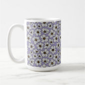 Boho Wilde Bloemen Op Lavendel Koffiemok (Links)