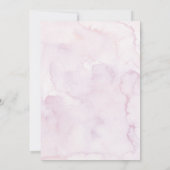 Boho Wilde Bloemen Weide Bruiloft Feest Kaart (Achterkant)