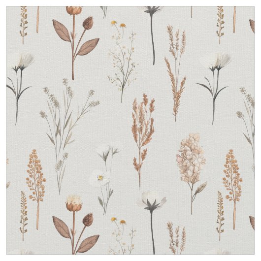 Boho wilde onkruid bloemen rustiek - klein stof (Close Up)
