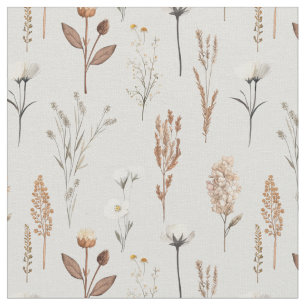 Boho wilde onkruid bloemen rustiek  stof