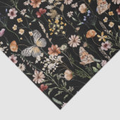 Boho-wildebloem tissuepapier huwelijkscadeauverpak (Detail)