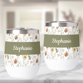 Boho-wildebloem-waterverf-monogramnaam-thermisch