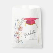 Boho WIldflower afstudeerfeest Bedankzakje (Voorkant)