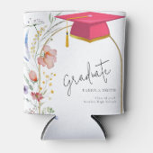 Boho WIldflower afstudeerfeest Blikjeskoeler (Voorkant)