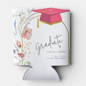 Boho WIldflower afstudeerfeest Blikjeskoeler (Achterkant)