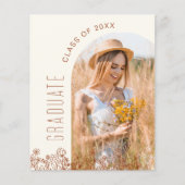 Boho Wildflower Afstudeerfeest Bloei Uitnodiging (Voorkant)