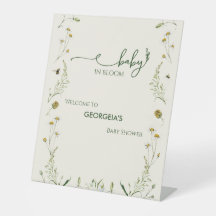 Boho Wildflower Baby in Bloom Baby Shower Welkom 