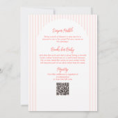 Boho Wildflower Baby in Bloom Complete Baby Shower Kaart (Achterkant)