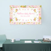 Boho Wildflower Baby Meisje Douche Banner (Beurs)