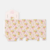 Boho Wildflower Baby Meisje Douche Bedankdoosjes (Uitgevouwen)