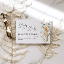 Boho Wildflower Baby shower Boekaanvraag