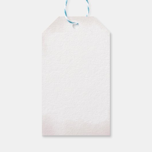 Boho Wildflower Baby shower Cadeaulabel (Achterkant)