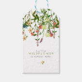 Boho Wildflower Baby shower Gift Labels Cadeaulabel (Voorkant)