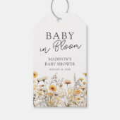 Boho Wildflower Baby shower Hartelijk dank Cadeaulabel (Voorkant)