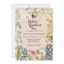 Boho  Wildflower Baby shower