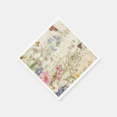 Boho Wildflower Baby shower Servet (Hoek)