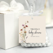 Boho Wildflower Bedankjes Labels