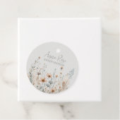 Boho Wildflower Bedankjes Labels (In situ)