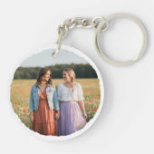 Boho Wildflower Beste Vriendin – Grappig Cadeau vo Sleutelhanger (Achterkant)