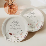 Boho Wildflower Bijen Bloemen Baby shower Papieren Bordje<br><div class="desc">Verhoog de tafel van uw baby shower met onze "Boho Wildflower and Bees" Paper Borden. Doordrenkt met de delicate allure van wilde bloemen en de grillen van bijen, brengen deze borden een vleugje bohemien charme aan uw viering. Deze papieren borden zijn ontworpen voor zowel stijl als gebruiksgemak en bieden een...</div>
