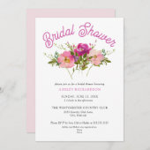 Boho Wildflower Bloemen Bruidsdouche Uitnodiging (Voorkant / Achterkant)