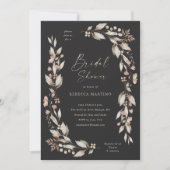 Boho Wildflower Bloemen Bruiloft Bruidsfeest Kaart (Voorkant)