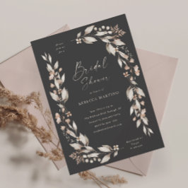 Boho Wildflower Bloemen Bruiloft Bruidsfeest Kaart