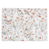 Boho Wildflower Bloemenvlinder Groot Cadeauzakje (Achterkant)