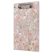 Boho Wildflower Bloemenvlinder Klembord (Links)