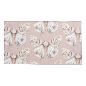 Boho Wildflower Bloemenvlinder Kussensloop (Achterkant-Links)