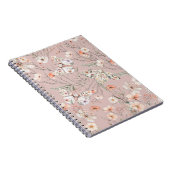 Boho Wildflower Bloemenvlinder Notitieboek (Rechterzijde)