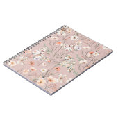 Boho Wildflower Bloemenvlinder Notitieboek (Linkerzijde)