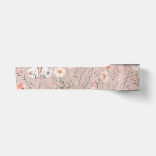 Boho Wildflower Bloemenvlinder Satijnen Lint