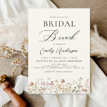 Boho Wildflower Bridal Brunch Vrijgezellenfeest Kaart<br><div class="desc">Omarm de moeiteloos chique met onze Modern Boho Wildflower Bridal Brunch Shower! Vier de aanstaande bruid in stijl met een mix van moderne elegantie en bohemien charme. De uitnodiging belooft een betoverende bijeenkomst gevuld met wilde bloemen-geïnspireerde details, het creëren van een grillige en vrijgevochten sfeer. Afbeelding een zonovergoten ruimte versierd...</div>