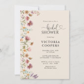 Boho Wildflower Bridal Shower Invitation Save The Date (Voorkant)